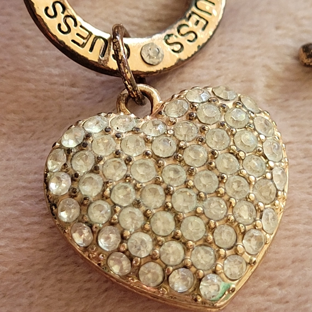 Guess rose gold heart charm bracelet - Picture 3 of 4